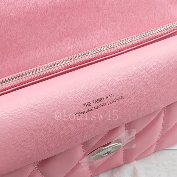 Coach tabby shoulder bag 26 with quilting Pink - Picture 8 of 11